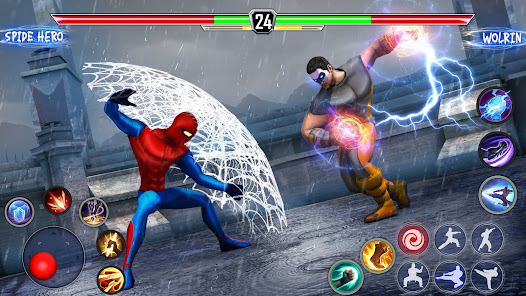 Captura de Pantalla 3 Superhero Kungfu Fighting Game android