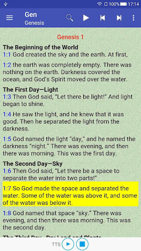 Android application Easy-to-Read Version Bible screenshort