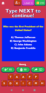 American History Quiz Game