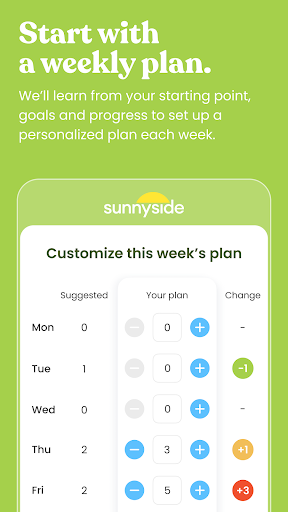 Screenshot of Sunnyside: Drink Less Alcohol