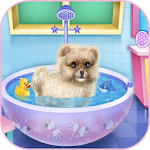 Cover Image of Download beautiful caring dog game  APK