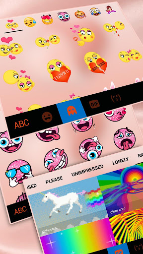Glitter Rose Gold Hearts Keybo Screenshot 4 - AppWisp.com