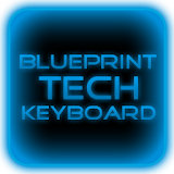 Blue Tech Keyboard Skin icon