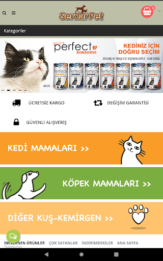 Android application Serdar Pet screenshort