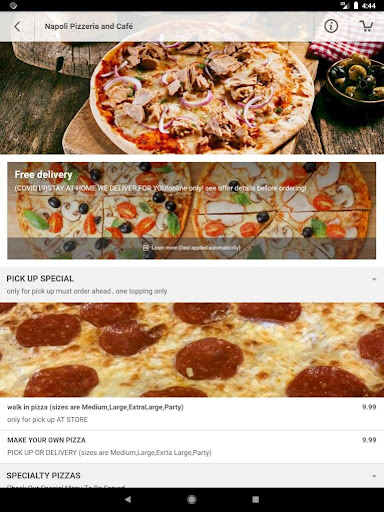 NAPOLI PIZZERIA and CAFE