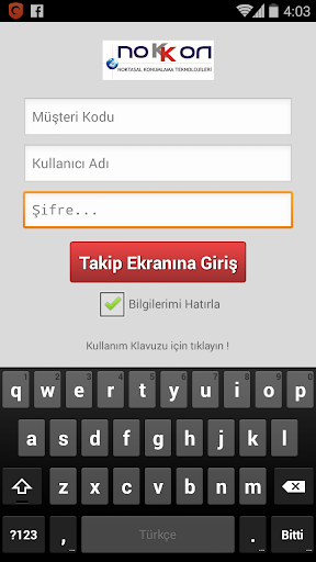 Android application Nokkon screenshort