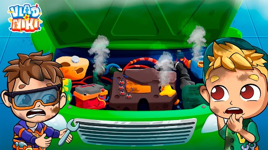Vlad and Niki Car Service v1.0.8  MOD APK (All Trophies Unlocked) Free For Android 7