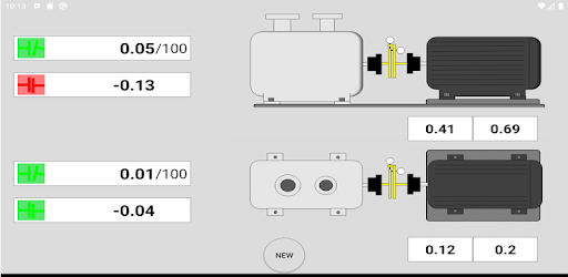 Shaft Alignment Rim and Face