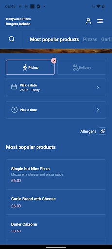 Hollywood Pizza-Burgers-Kebabs Screen 3