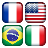 Flags of All Countries of the World: Guess-Quiz icon