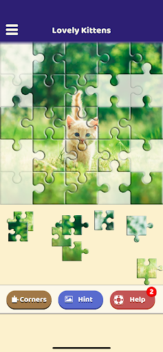 Lovely Kittens Puzzle Screen 3