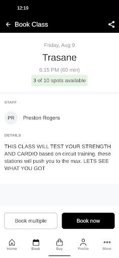 Finao Fitness Screen 3