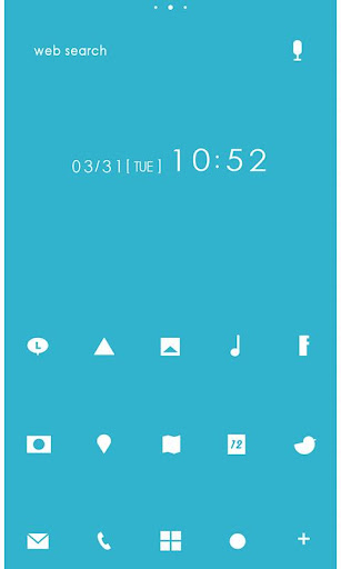Android application icon&wallpaper 7 Simple Colors screenshort