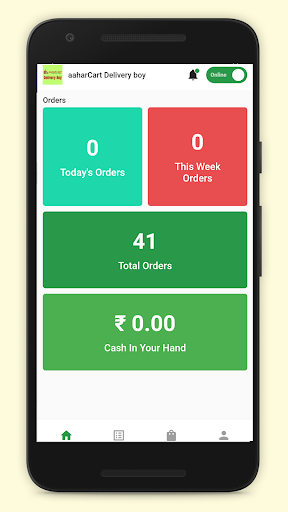 aaharCart delivery Boy app Screen 2
