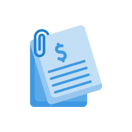 Daily Invoice, Billing Receipt  Icon