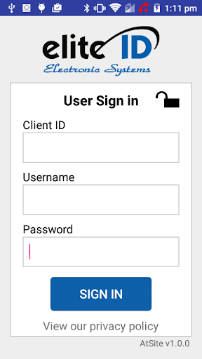Android application AtSite screenshort