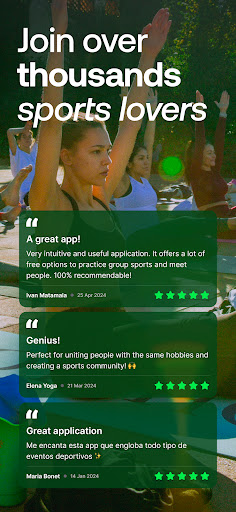 Liveliness - Sports Community Screen 2
