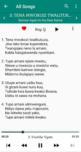 Sauti za Tenzi Screen 3
