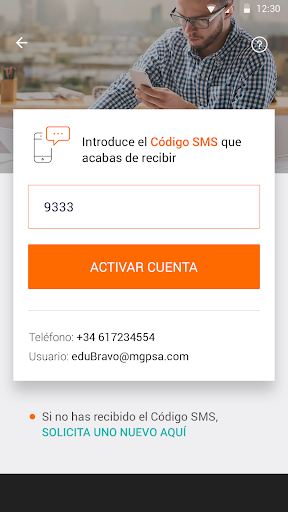 Android application Chand Envios screenshort
