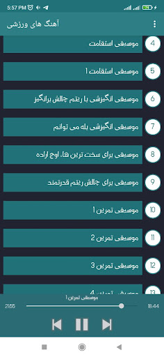 آهنگ های ورزشی ایرانی Screen 2