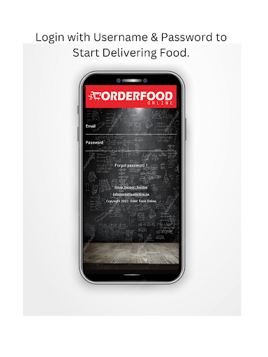 Android application OrderFoodOnline Delivery App screenshort