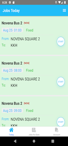 Android application FrontierConnect screenshort