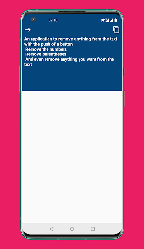 Text delete and word Screenshot