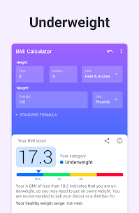 BMI Calculator 2.2.5 MOD APK [UNLOCKED] 2