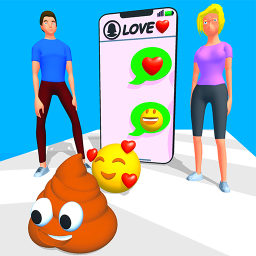 Text Emoji 3D logo