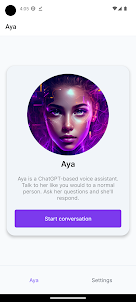 Aya – Voice AI Assistant