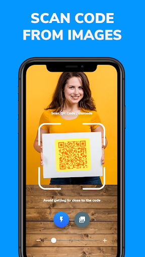 Android application Fast QR & Barcode Reader screenshort