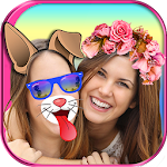 Cover Image of Baixar Cute Selfie Cam Photo Stickers 1.9 APK