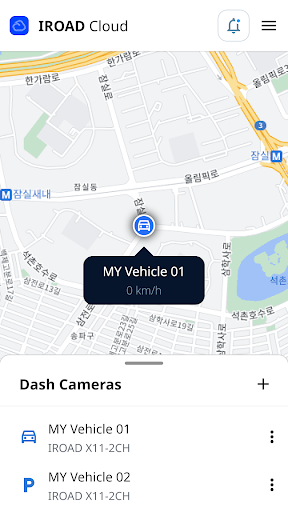 Android application IROAD CLOUD screenshort
