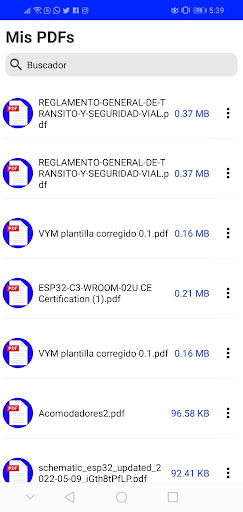 Android application Visor PDF screenshort
