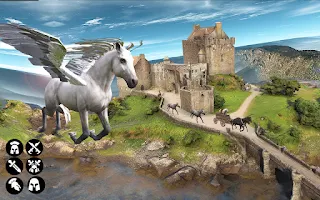 Wild Horse Family Fight Game - Screenshot 1