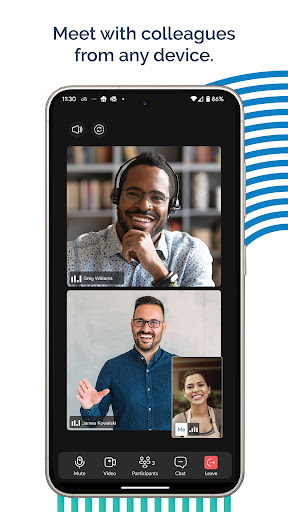 Android application S-NET Connect Meeting screenshort