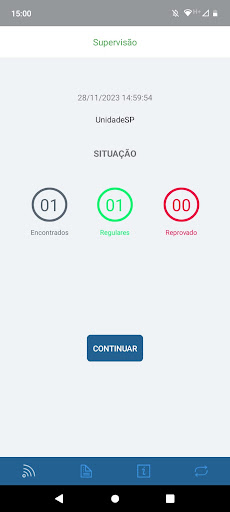 Android application V-Safetracker - Supervisão screenshort