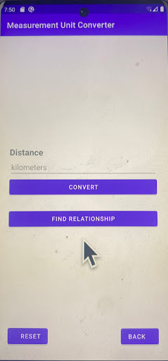 Measurement Convertor Screen 3