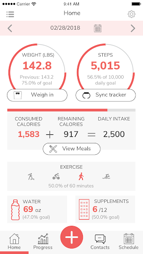 Android application Evolved Nutrition screenshort