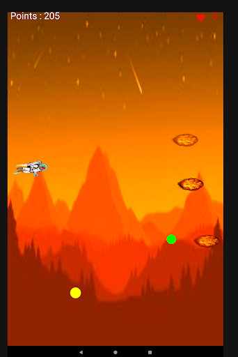 Flying Astronaut Game Jump in Space and Collect