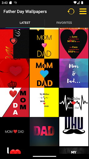 Android application Happy Father day : Wallpaper screenshort