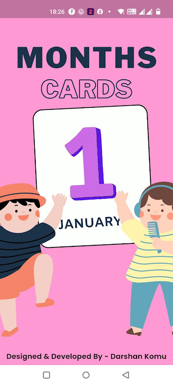Months Flashcard For Kids - 1.0.0 - (Android)