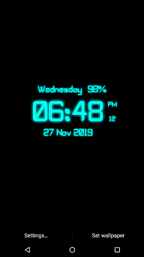 Digi Clock Screenshot 4 - AppWisp.com