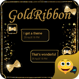 GoldRibbon Emoji SMS Theme icon