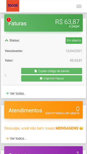 XOXTelecom Screen 2
