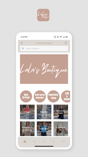 Android application Lala's Boutique screenshort