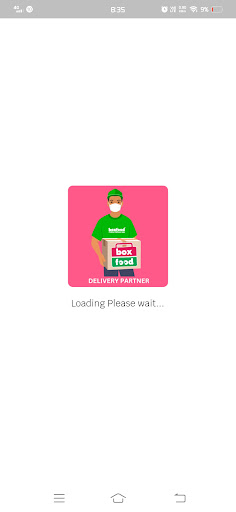 Android application BOXFOOD DRIVER screenshort