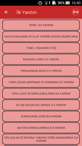 İlk Yardım Rehberi