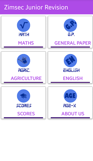 Android application Zimsec Junior Revision screenshort