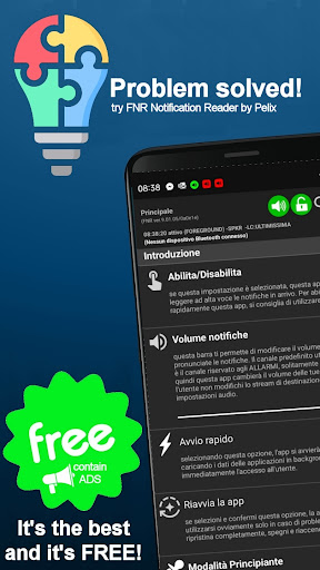 FNR Notifications Reader Screen 2